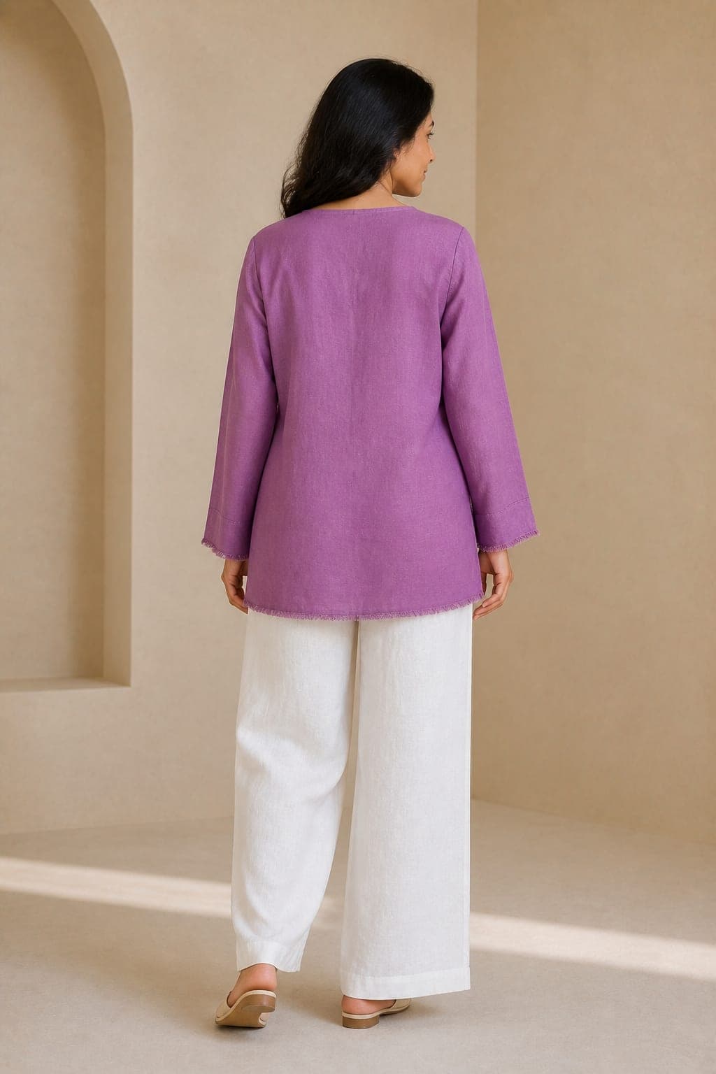 Dusk Applique Tunic - back view
