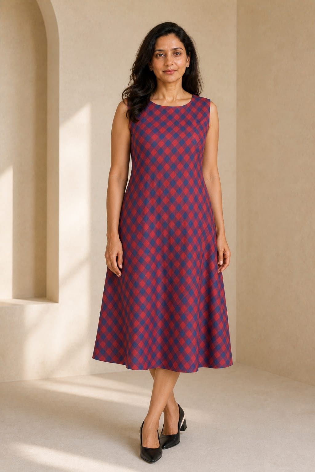 Claret & Cobalt A-Line - view 1 of 5