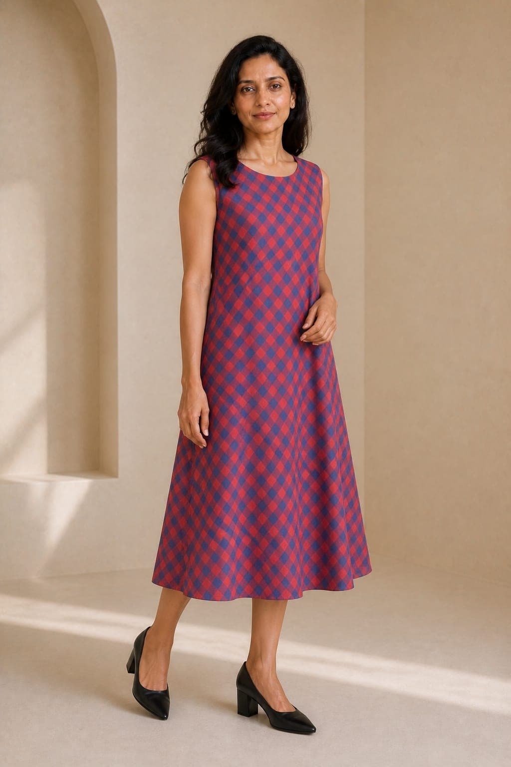 Claret & Cobalt A-Line - view 2 of 5