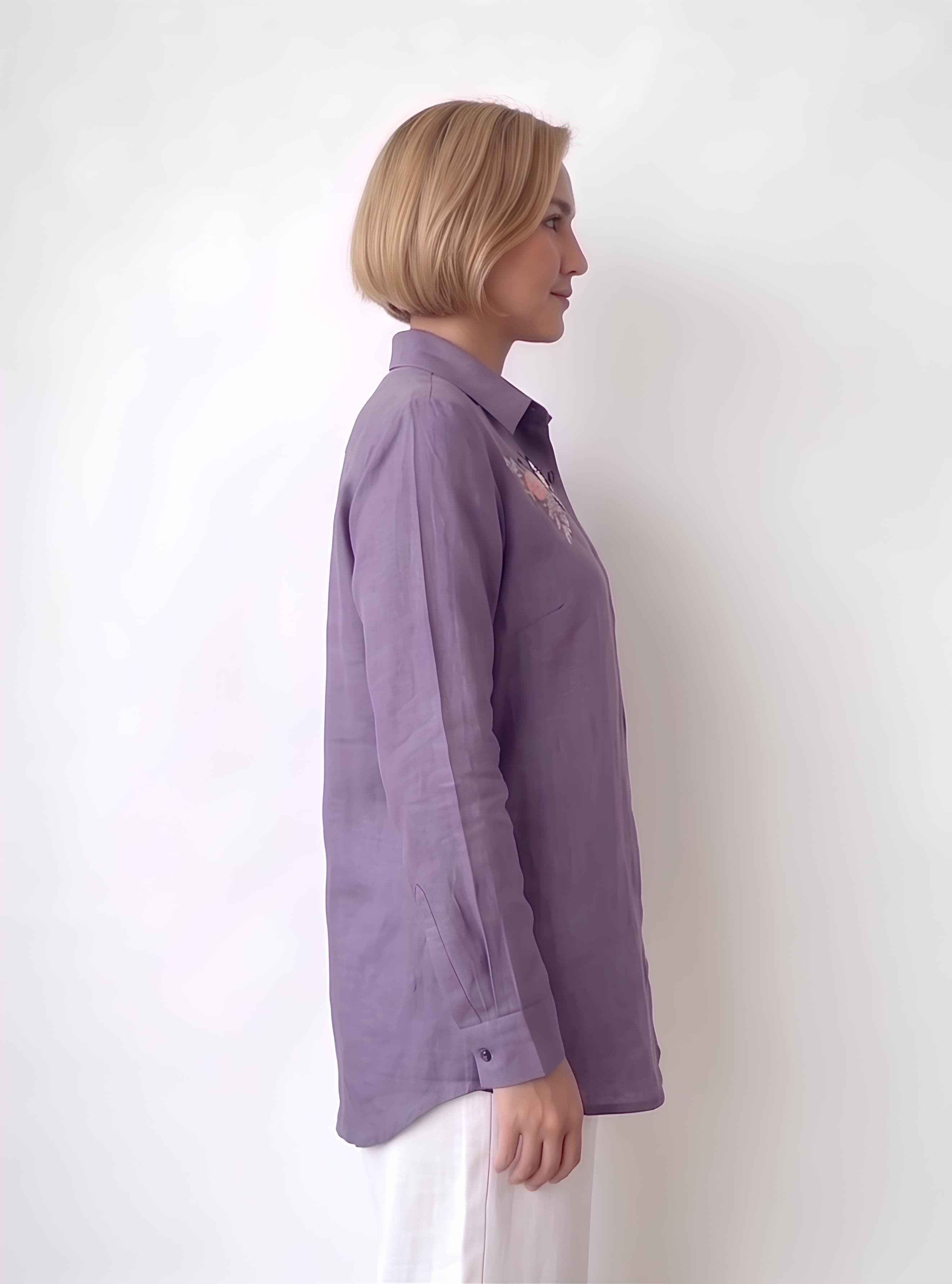 Flutter & Bloom Button-Down - view 4 of 4