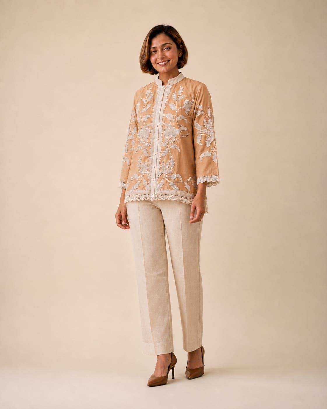 Gilded Garden Chanderi Co-ord Set - view 2 of 5