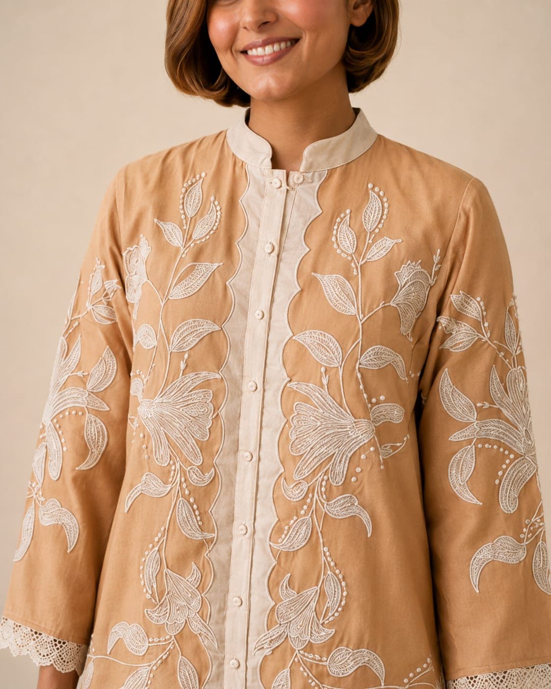 Gilded Garden Chanderi Co-ord Set - view 5 of 5