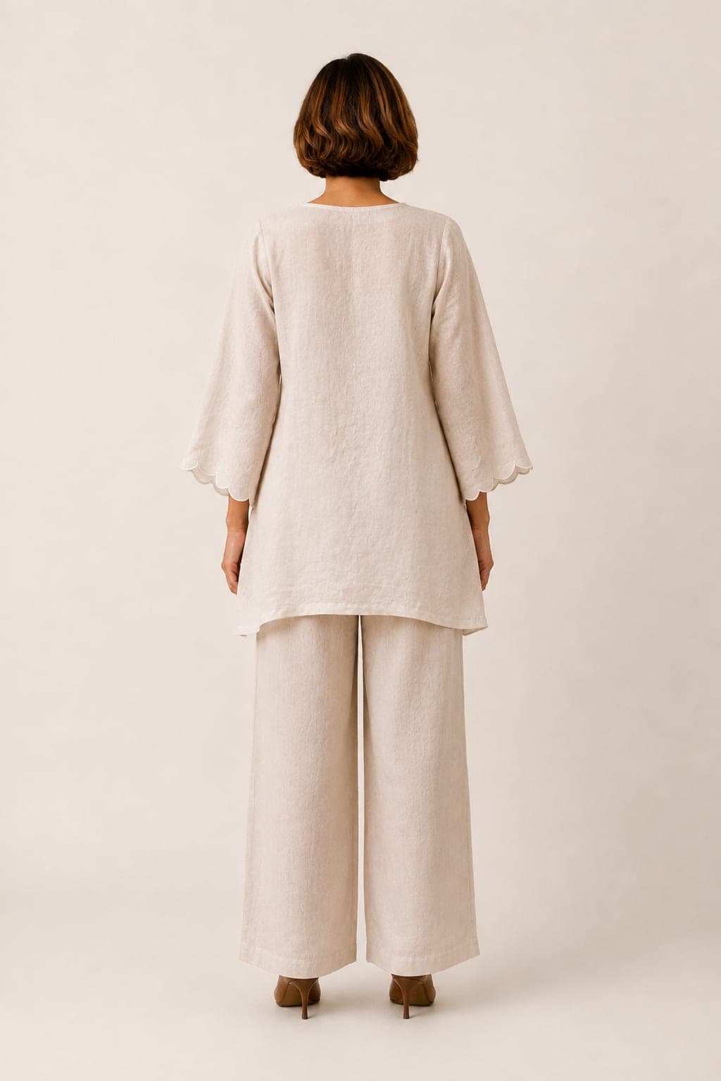 Cloud Leaf Pure Linen Top - view 4 of 5